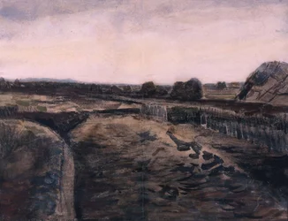 Paysage à Drenthe, 1883